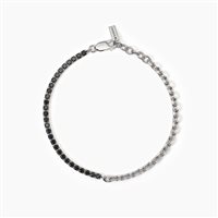 Bracciale Mabina Uomo Twins in Argento Zircone 533819
